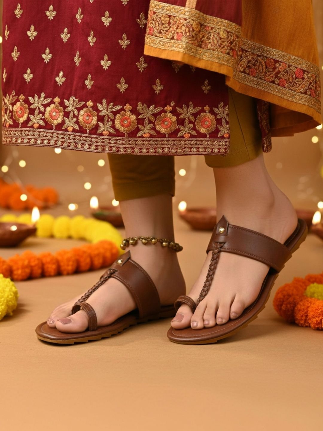 Anouk Women Ethnic Comfort Sandals