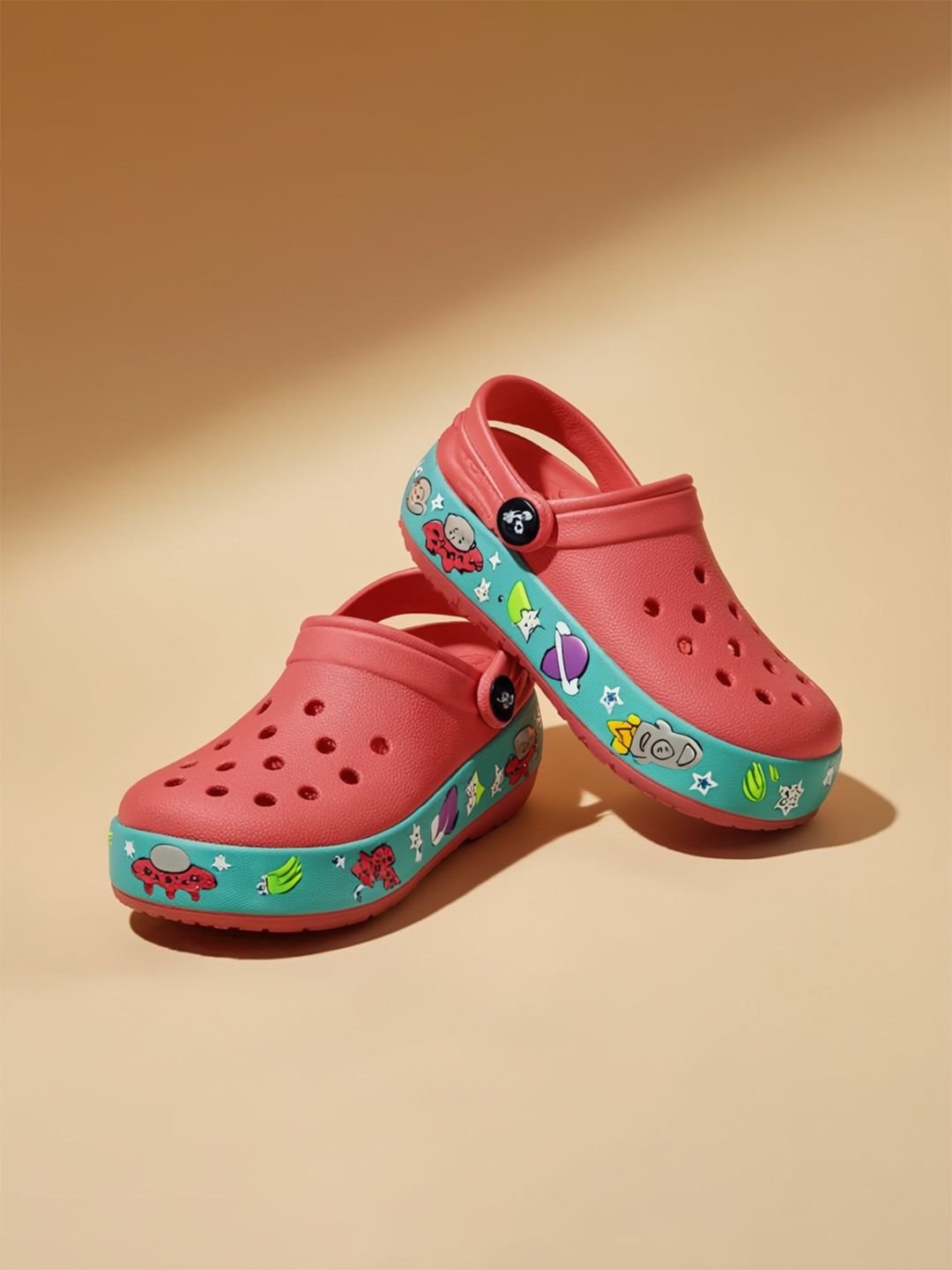 toothless Red For Boys Soft Sole Comfort Fit Clogs