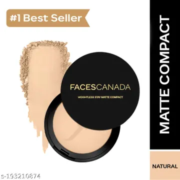 FACES CANADA Weightless Stay Matte Finish Compact Powder - Natural 02 (9 g)
